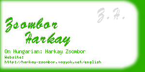 zsombor harkay business card